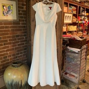 White graduation or wedding dress option!